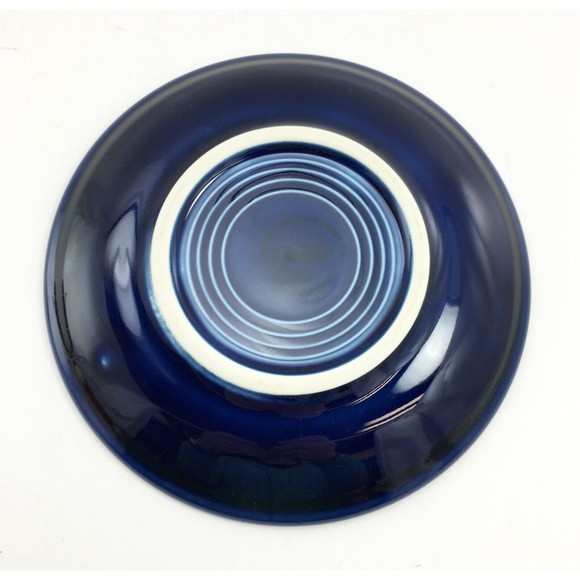 Fiestaware Cobalt Blue Saucer 5-7/8" Plate Fiesta Ware Homer Laughlin China 2000 - Picture 2 of 3